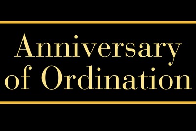 Ordination Anniversary stamp